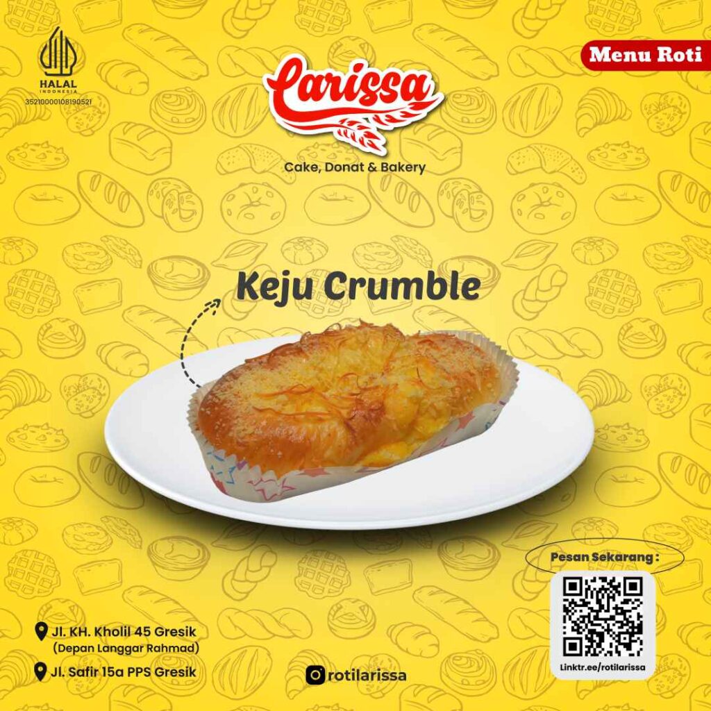Roti Keju Crumble